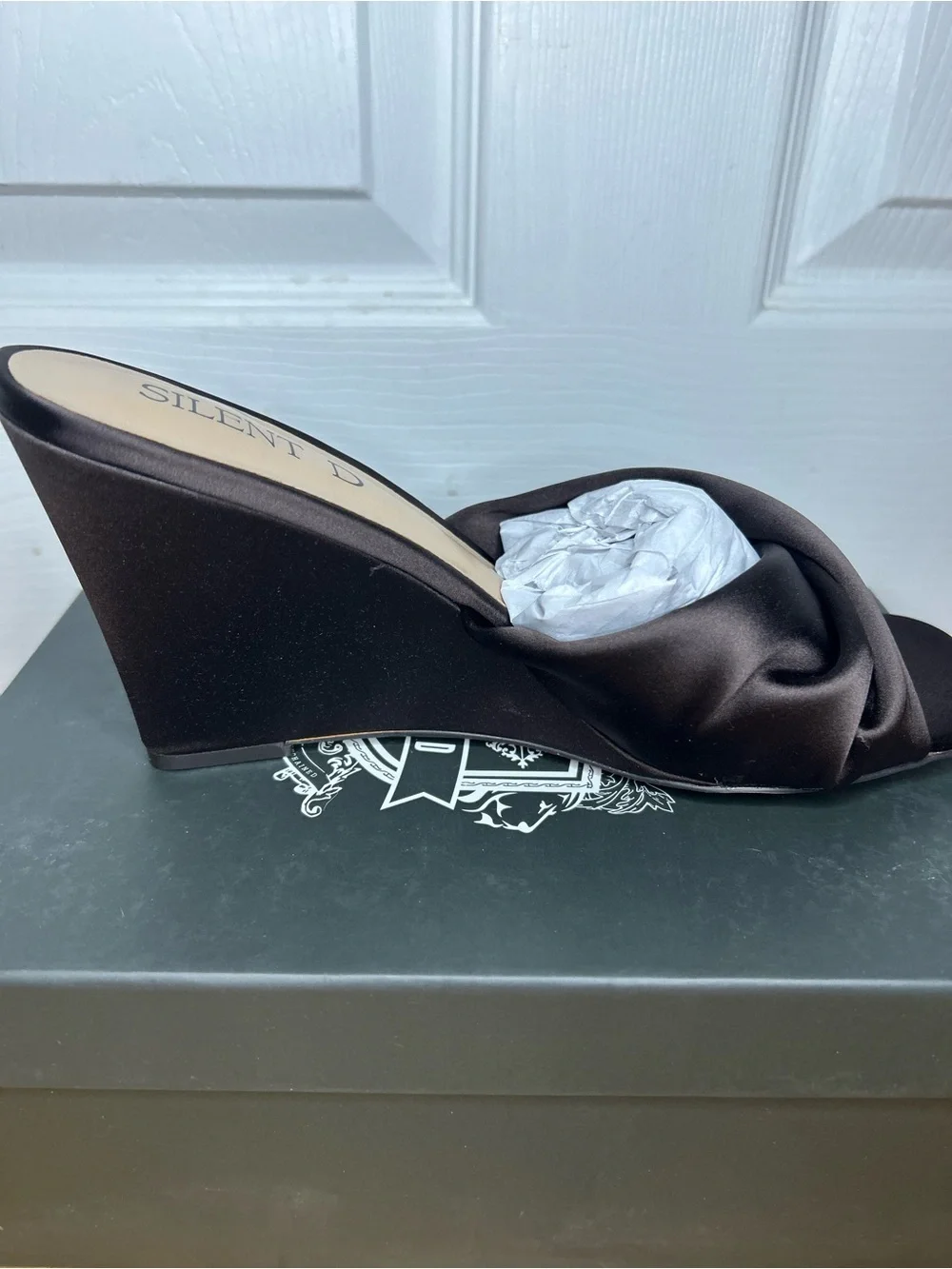 Silent D Katia Wedges Satin